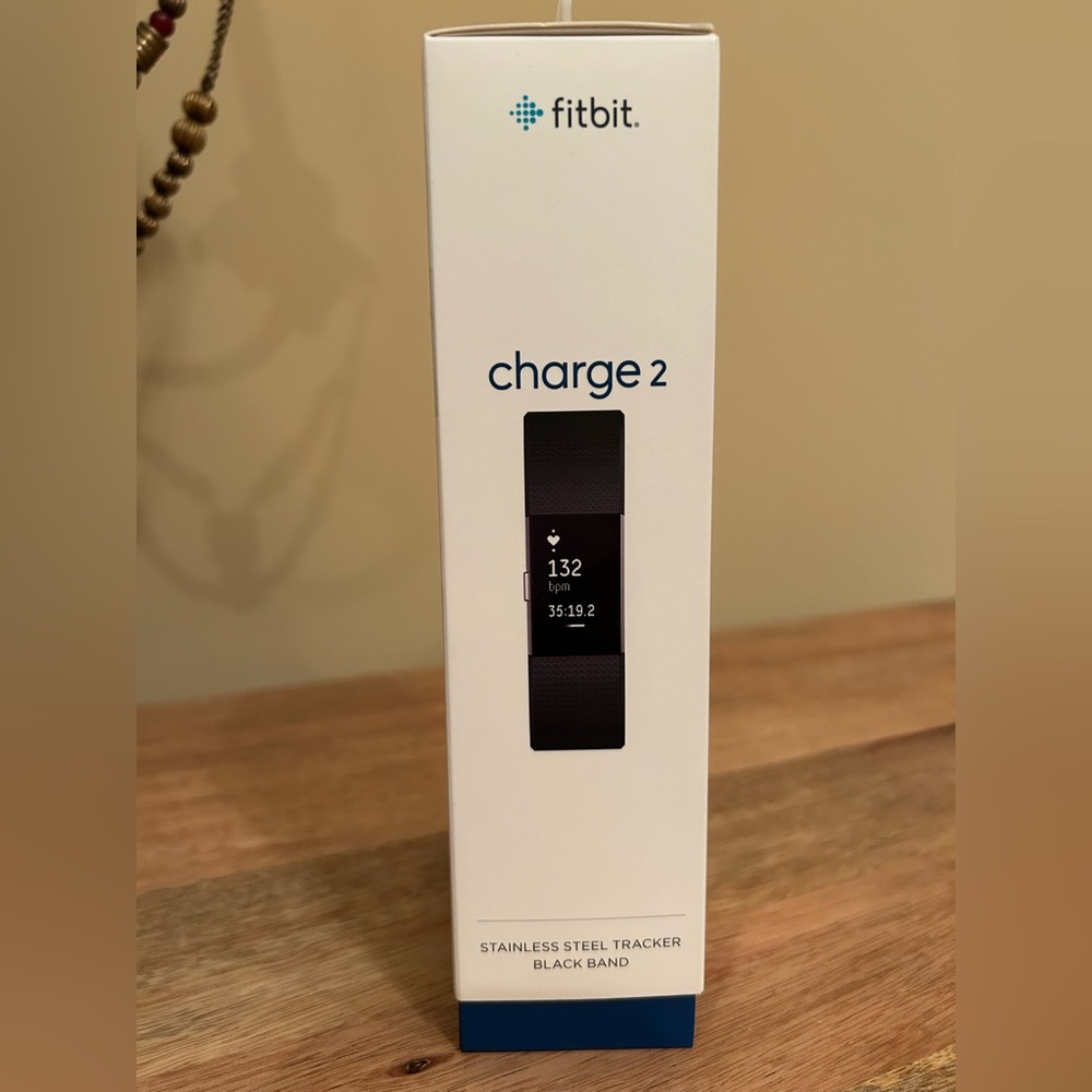 Fitbit Charge 2 Black Smartwatch - Picture 2 of 7